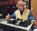 DJ Albert Einstein laying down the dirty beats! With his fully customized "mc{squared}" dj headphones =)
